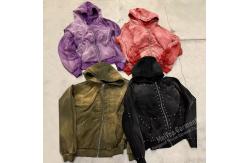 China Heavy Cotton Pullover Rivet Oversized Rhinestone Hoodie Anti Shrink 480 Grams supplier