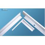 Clear Anodized Aluminum Solar Panel Frame , Alloy Extruded Aluminum Framing for sale