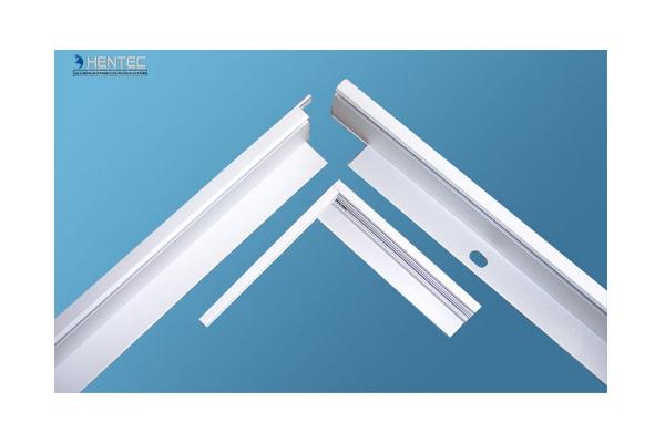 Clear Anodized Aluminum Solar Panel Frame , Alloy Extruded Aluminum Framing