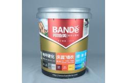 China 20 Liter Gray Plastic Paint Bucket With Pour Spout And Lid supplier