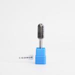 6mm Shank SC Cylinder Ball Nosed Coment Rotary Burr Bits Single Cut Type of Cut DOUBLE CUT LOGO for sale