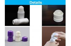 China 100ml Plastic Roll On Bottle PE Roller Ball Bottles For Essential Oils supplier