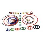 Custom silicone rubber O ring , multi-color transparent, translucnet, grey, black, red for sale