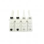 Custom Mold Spray Feel Oil Silicone Keys Rubber Keyboard