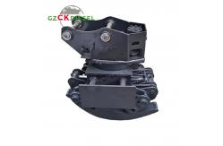 China Hydraulic Electronic Control 360 Degree Rotating Excavator Clamp For Kobelco SK75 supplier