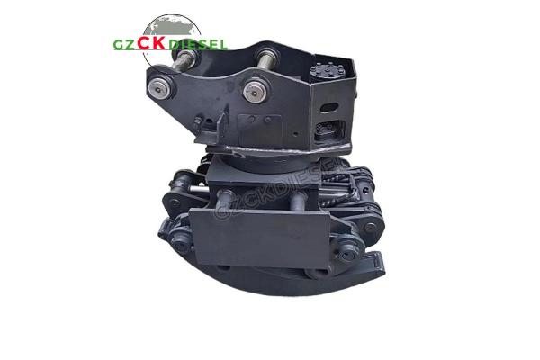 Hydraulic Electronic Control 360 Degree Rotating Excavator Clamp For Kobelco SK75