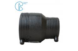 China Black PN16 SDR11 PE100 HDPE Electrofusion Reducer For Sewage Treatment supplier