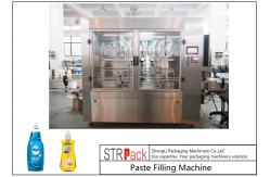 China High Accuracy Paste Filling Machine , Liquid Soap / Shampoo Filling Machine supplier