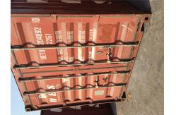China 20GP Used Metal Storage Containers / 2nd Hand Shipping Containers supplier