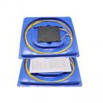 ABS Box Yellow 55dB 1490nm Fiber Optic FBT Coupler for sale