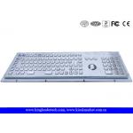 103 Keys Trackball Rugged Metal Keyboard With Number Keys Function Keys for sale