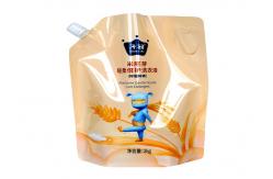 China Special Shape Stand Up Spout Pouch , Plastic Liquid Pouch With Spout 100ml 200ml supplier
