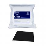 Black Polyester Knit Cleanroom Inspection Wipe With Laser Sealed Edges 9 X 9 for sale