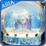CE Approval X - Mas Christmas Inflatable Snow Globe For Photo Taking for sale