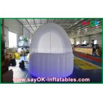 Bar Inflatable Tent White 3m DIA Inflatable Air Tent Oxford Cloth Pub Bar Tent With LED Light for sale