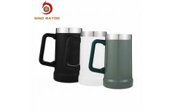 China 24oz 700ml Stainless Steel Travel Mug With Handle supplier