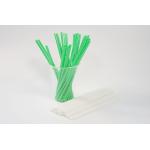 Bioplastic 100% Biodegradable PLA Straws 7mmx210mm for sale