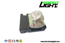 China 15000lux ATEX M1 Led Mining Cap Lamp 6800mAh Li Ion Battery supplier