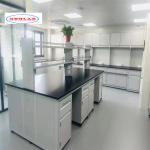 White Laboratory Workbench - As Drawing Number of Holes As Specified for sale