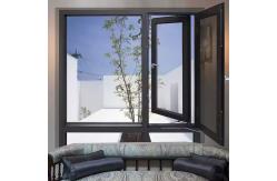 China Fireproof Aluminium Frame Casement Window Horizontal Opening American Standard Window supplier