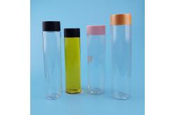 China PET Transparent Disposable Beverage Jar With Aluminum Cover supplier