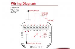 China Heated Floor WPA Smart Commercial Wifi Thermostat Modbus RTU Communication supplier