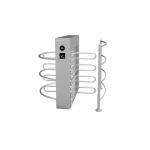 High Speed Across Half Height Turnstile Waist Height With Fingerprint Recognition System