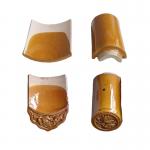 Yellow glazed Chinese style roof tiles for temple in Singapore for sale