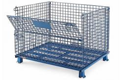 China Stackable Collapsible Wire Container for Auto Parts Storage / Foldable Wire Container supplier