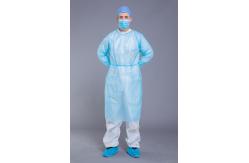 China Unisex AAMI Level 2 18g PP Disposable Isolation Gown supplier