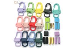 China Metal Swivel Spring Snap Hook Phone Lanyard Webbing Adjustment Buckle supplier
