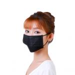 Light Weight Disposable Black Face Mask , Waterproof Disposable Mouth Mask for sale