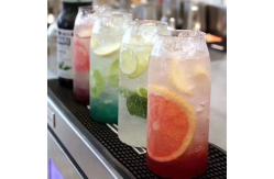 China Clear Plastic Beverage Bottles Can 650ml With Sealing Machine With Logo Customized supplier