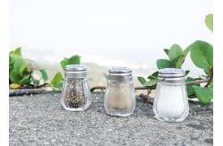 China 10ml Capacity Modern Glass Salt and Pepper Shaker Set with Grinder and Condiment supplier