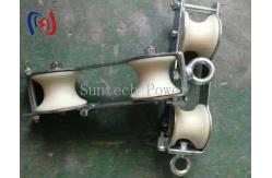 China 2KN Double Sheaves OPGW Stringing Tools Cable Stringing Fiber Optic Block supplier