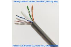 China Oxygen Free 24AWG UTP CAT6E Network Cable HDPE Lan Ethernet Cable supplier