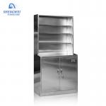 Medical Laboratory Stainless Steel Display Medecine Storage Cabinet for sale