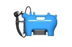 China Blue Dog Bath Tool Sprayers Glove Silicone Portable Pet Washing Device supplier