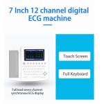 Six Channel ECG Machine with Single / Multiple Leads & Internal / External Data Storage for sale
