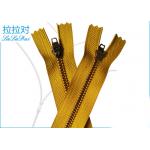 Metal Brass Reversible Separating Zipper , 6 Inch Separating Zipper For Cloth Pants