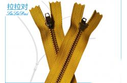 China Metal Brass Reversible Separating Zipper , 6 Inch Separating Zipper For Cloth Pants supplier