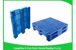 China Single Faced Steel Reinforced Rackable Plastic Pallets 1300*1100*160mm supplier