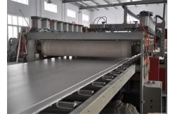 China Plastic Board Making PVC Foam Board Machine With Twin Conical Screws Extruder supplier