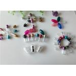 Golden Empty Capsule Shells PS Plastic 2g Clear Pill Bottles