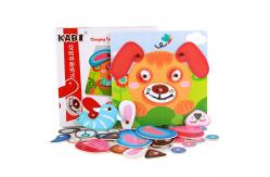 China Funny 3D Custom Photo Jigsaw Puzzle Cartoon Patterned Childrens Playing supplier