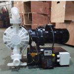 DBY Plastic Electric Diaphragm Pump With Reduction Box Voltage 380v 440v 460v for sale