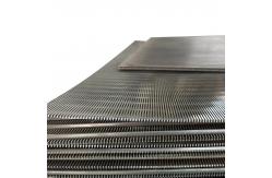 China Welded End Connection Johnson Wedge Wire Screens Galvanized For Durability supplier