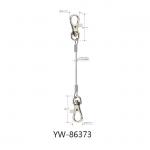 Lighting Fixture Security Wire Rope Sling with 5.8*60mm Snap Hooks YW86372