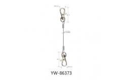China 304 Stainless Steel Security 1x7 IWRC Sling With Double Hook End YW86370 supplier