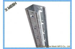 China 2.4m 53x30mm Galvanized Steel Vineyard End Post / Metal Line Vineyard Posts supplier